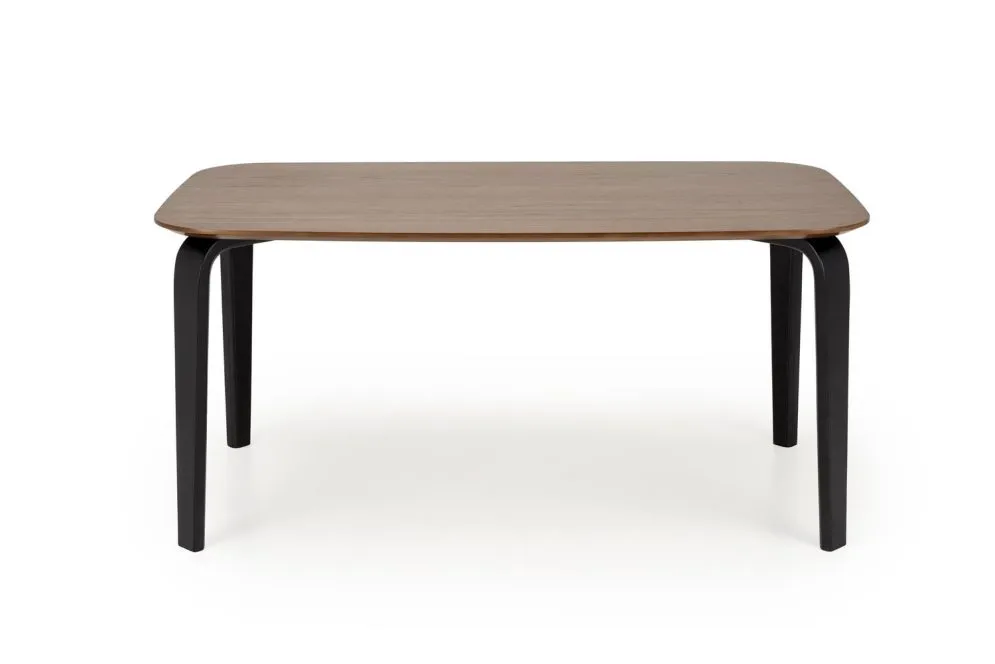 Stół PEDRO 160x90 orzech/czarny drewniany I sklep meblowy MIRAT.