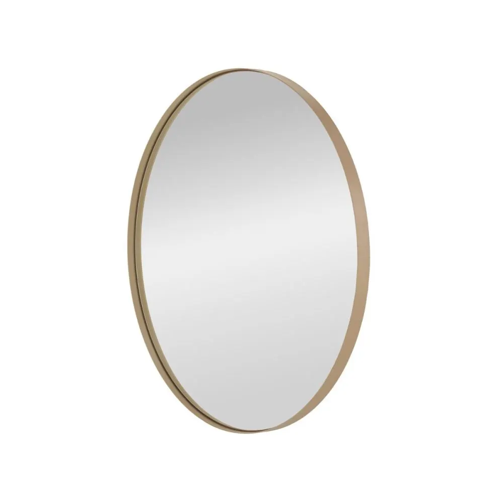 Lustro okrągłe PATINA złote glamour I sklep meblowy MIRAT. styl GLAMOUR