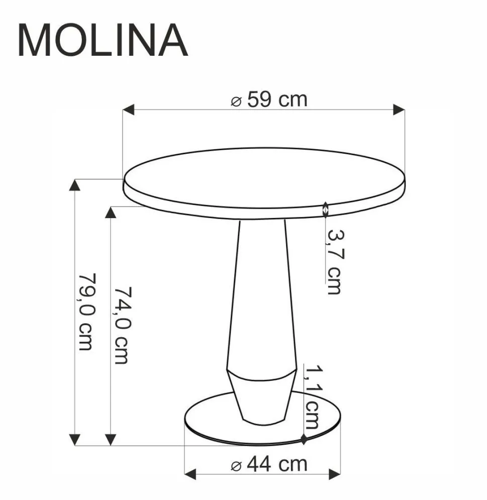 Stół MOLINA do salonu I sklep meblowy MIRAT. styl GLAMOUR