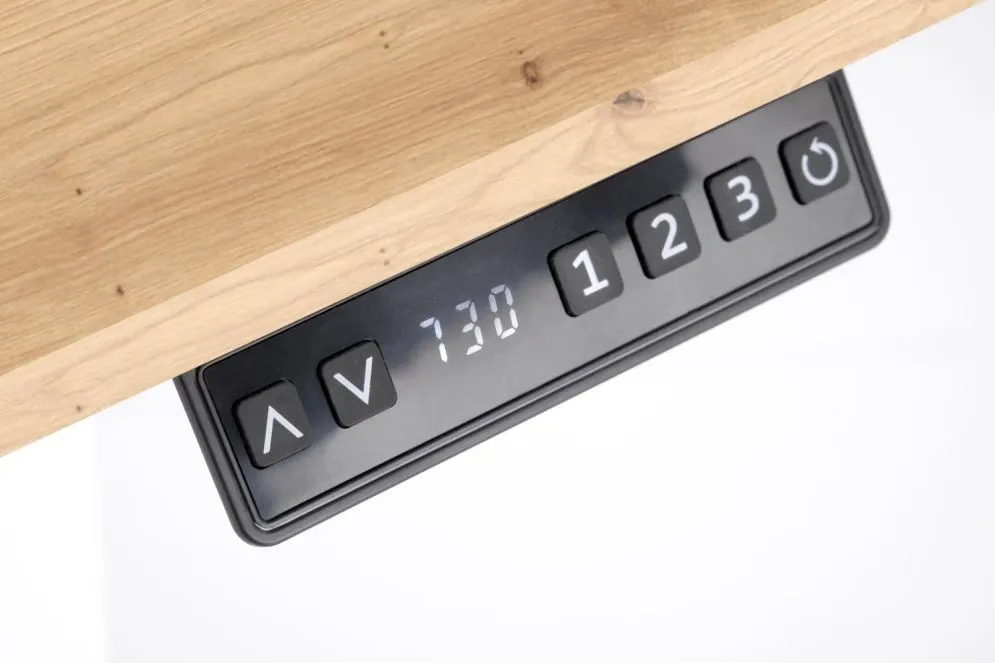 Biurko B53 białe/dąb złoty z regulacją wysokości młodzieżowe I sklep meblowy MIRAT.