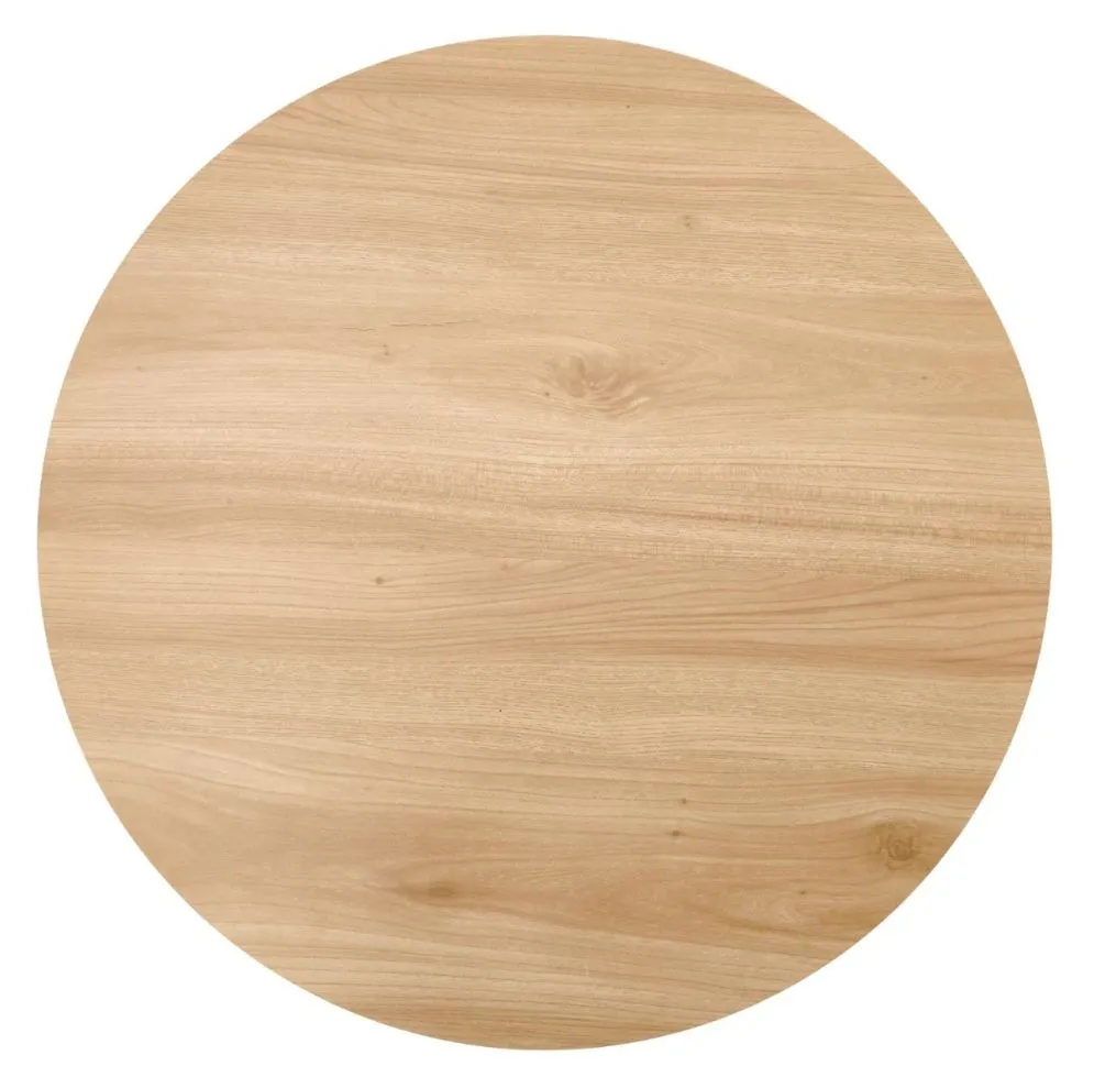Stolik kawowy LEILA 60x60 dąb naturalny/czarny do salonu I sklep meblowy MIRAT. styl LOFT