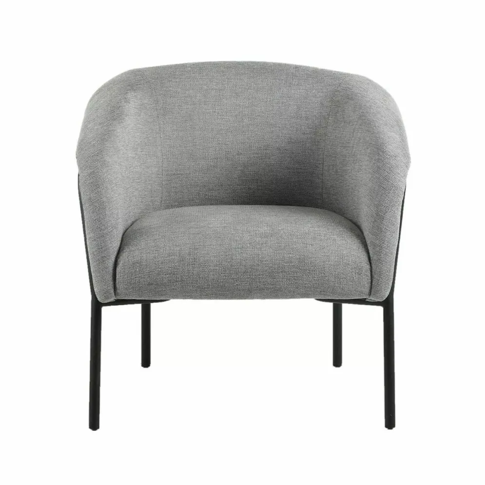 Fotel tapicerowany CLOLVER BREGO szary kubełkowy I sklep meblowy MIRAT. styl LOFT