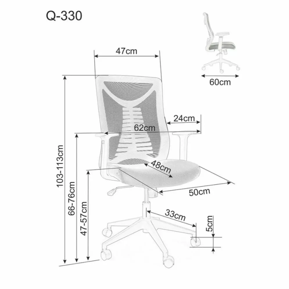 Fotel biurowy Q-330 czarny/żółty ze stałymi podłokietnikami I sklep meblowy MIRAT.