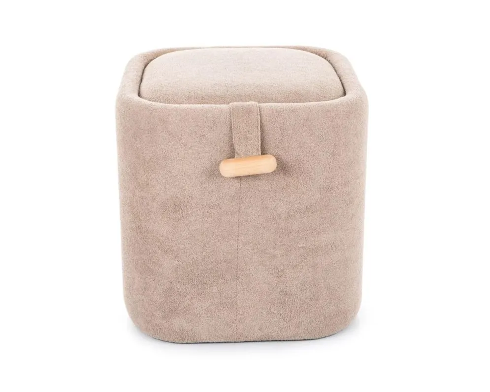 Pufa NAP ze schowkiem beżowa I sklep meblowy MIRAT. styl LOFT, SKANDYNAWSKI