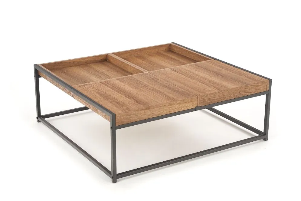 Ława FREGATA drewniana z blatem z 4 modułów w stylu loft | MIRAT. styl LOFT