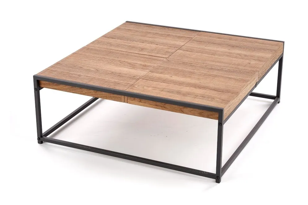Ława FREGATA drewniana z blatem z 4 modułów w stylu loft | MIRAT. styl LOFT