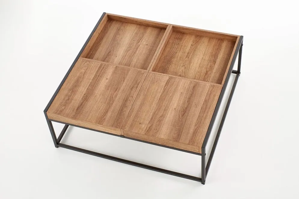 Ława FREGATA drewniana z blatem z 4 modułów w stylu loft | MIRAT. styl LOFT