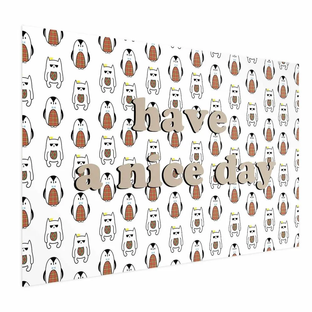 Plakat Nice day 42x29,7 cm bez ramy bez marginesu | MIRAT.