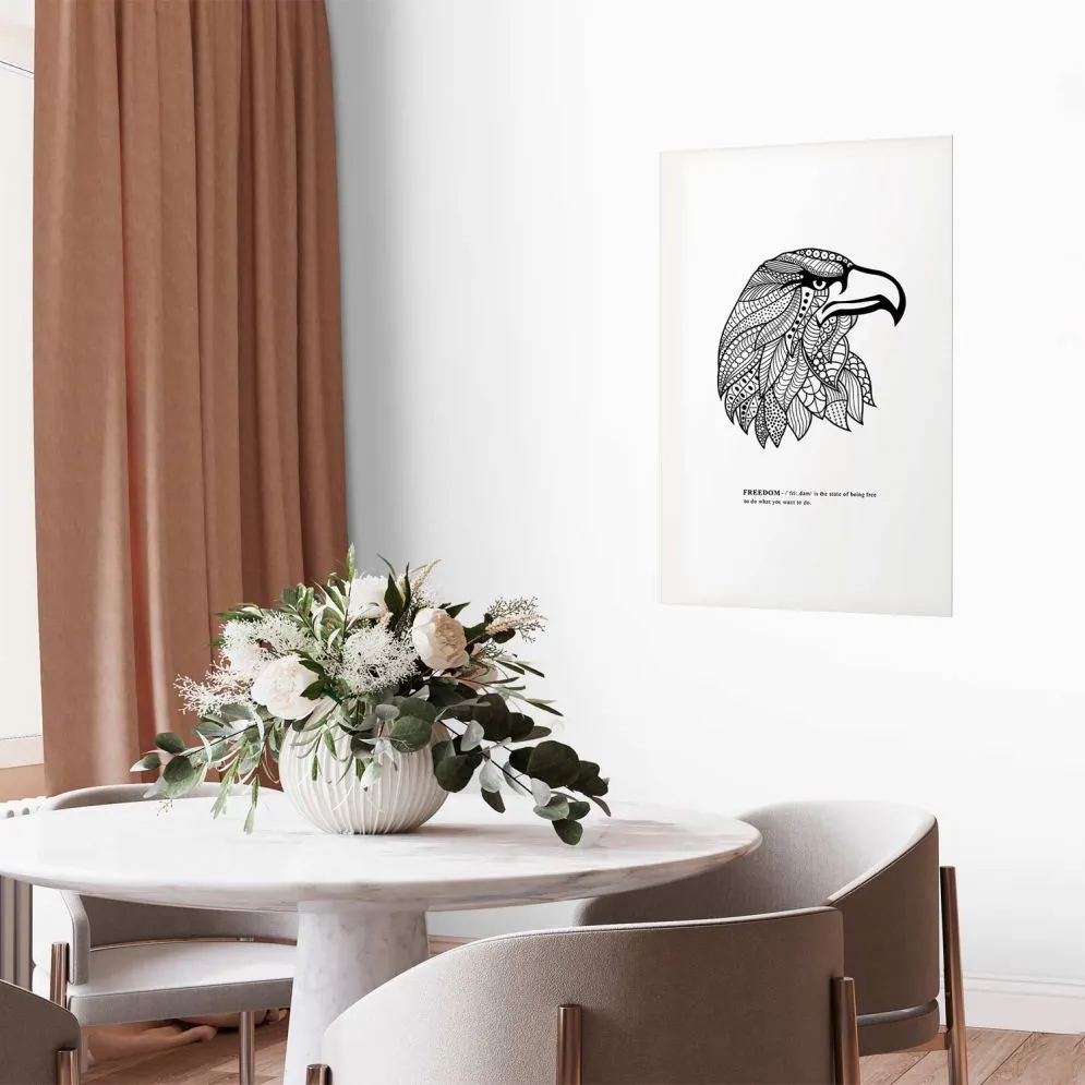 Plakat Orzeł wolności 21x30 cm bez ramy z marginesem | MIRAT.