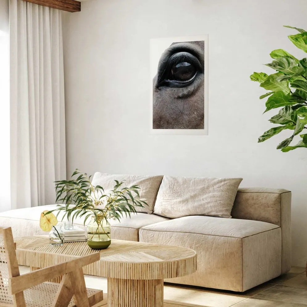 Plakat Szczere oczy 29,7x42 cm bez ramy z marginesem | MIRAT.