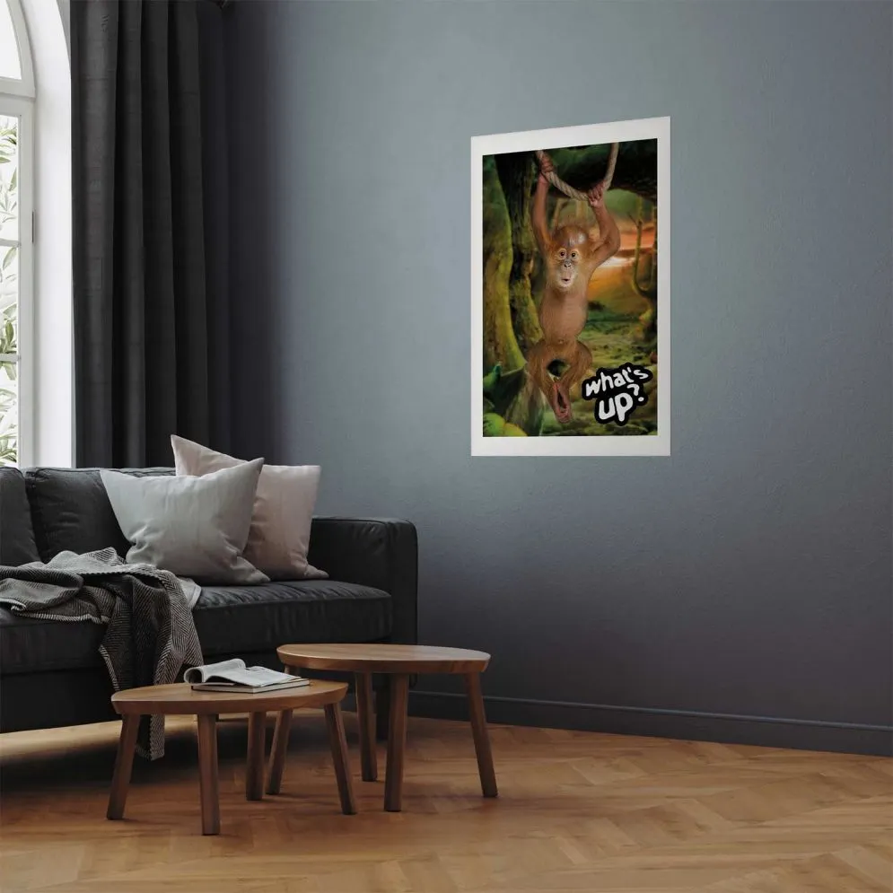 Plakat What's Up 40x60 cm bez ramy z marginesem | MIRAT.