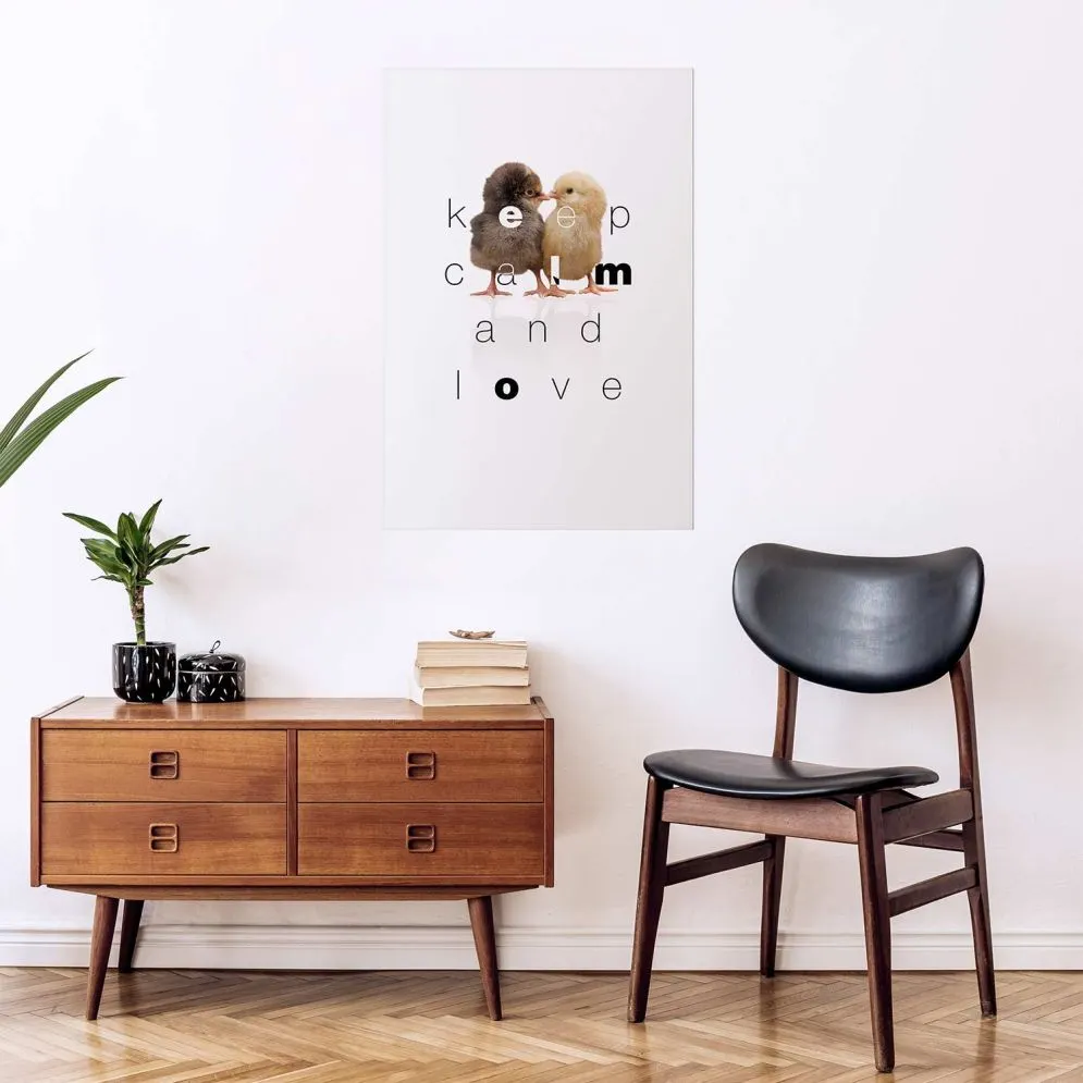 Plakat Keep Calm 21x30 cm bez ramy z marginesem | MIRAT.