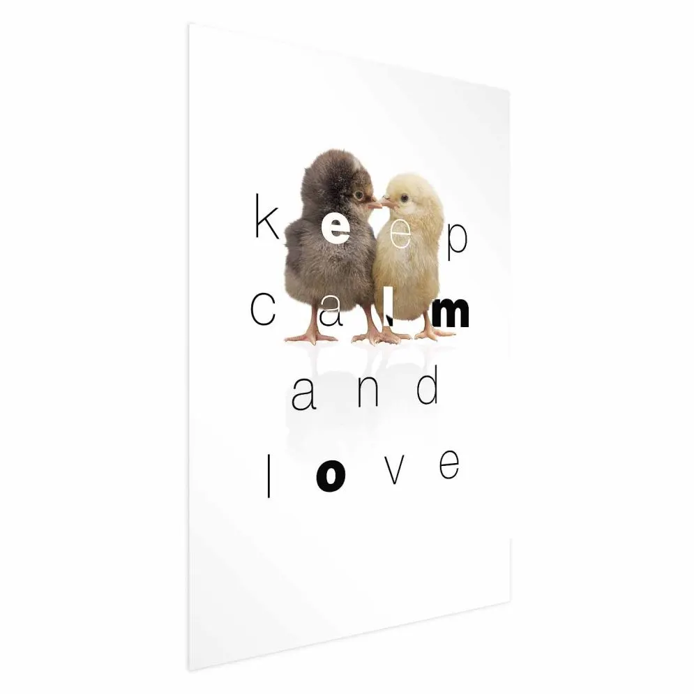 Plakat Keep Calm 21x30 cm bez ramy bez marginesu | MIRAT.