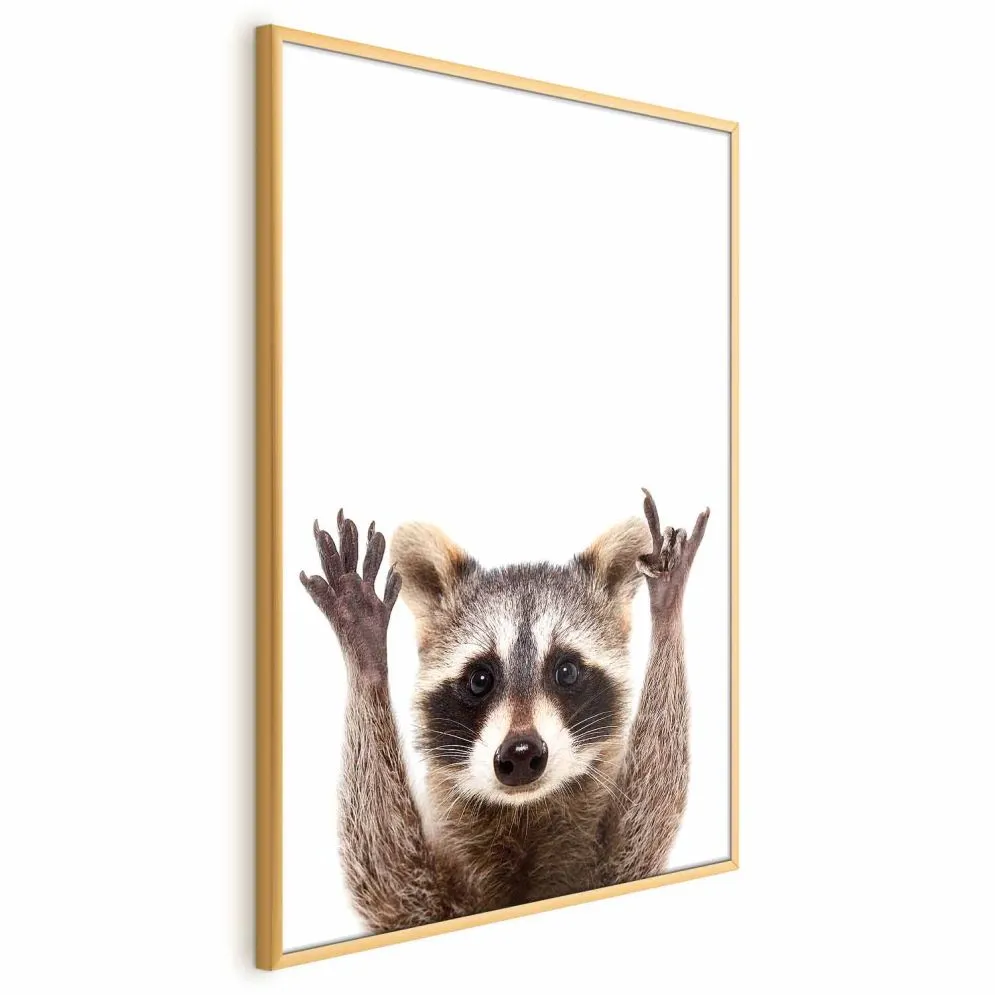 Plakat Szop 40x60 cm z ramą złotą bez marginesu | MIRAT.