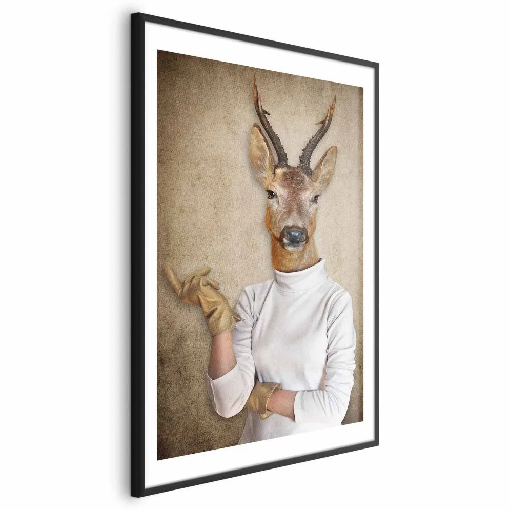 Plakat Pani domu 29,7x42 cm z ramą czarną z marginesem | MIRAT.