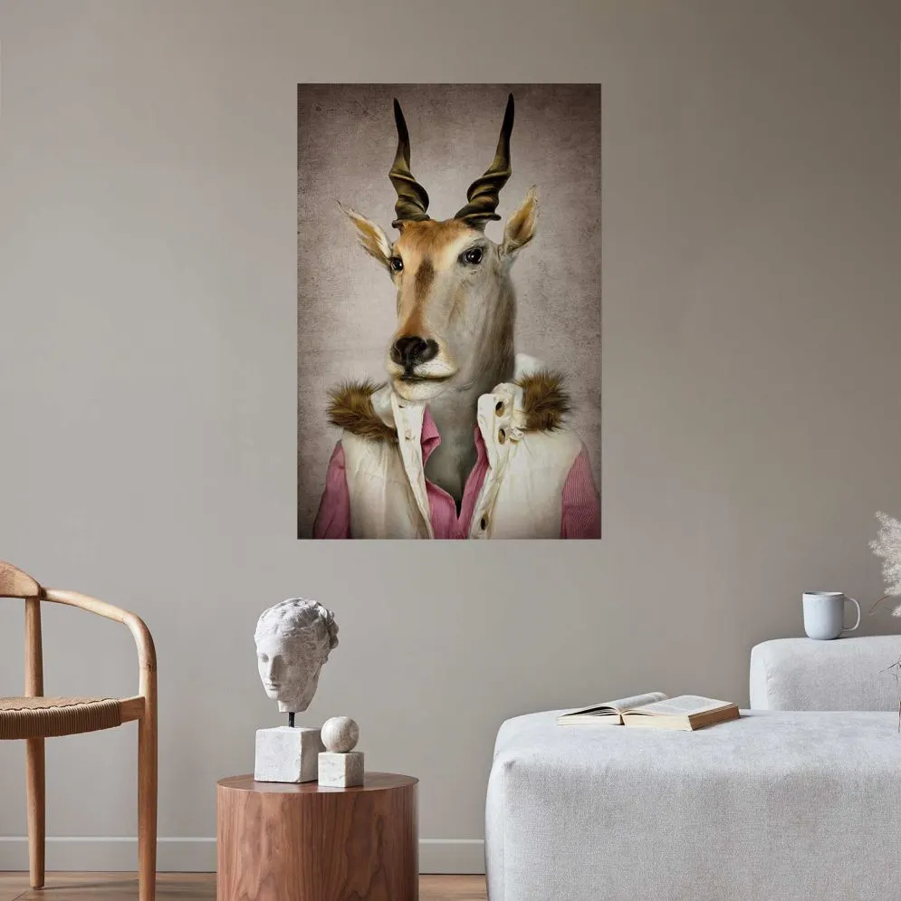 Plakat Antylopa 29,7x42cm bez ramy bez marginesu | MIRAT. kolekcja g-B-0129-ao-a