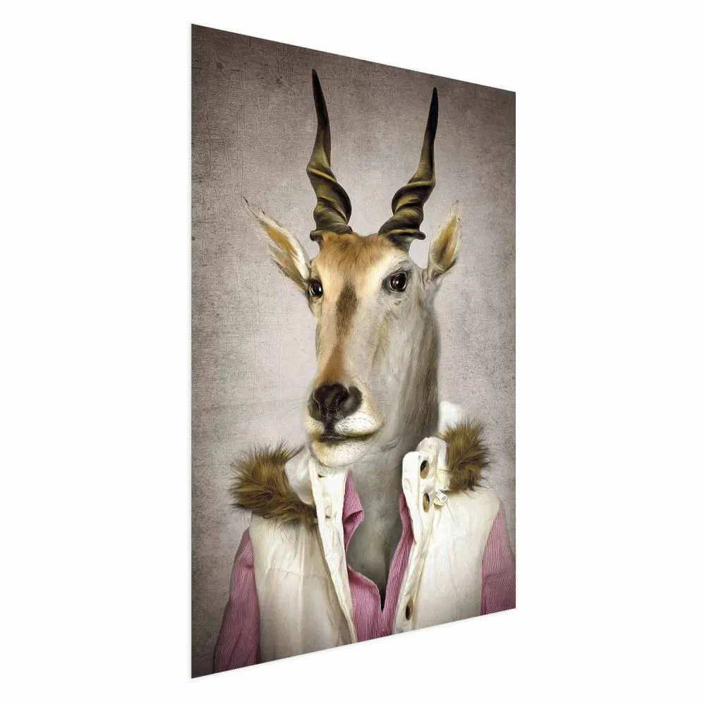 Plakat Antylopa 29,7x42cm bez ramy bez marginesu | MIRAT. kolekcja g-B-0129-ao-a