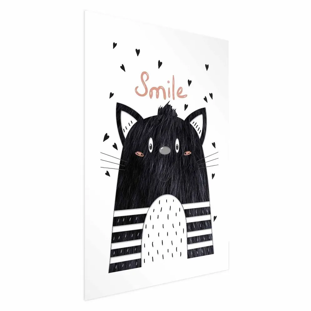 Plakat Smile 60x90 cm bez ramy z marginesem | MIRAT.