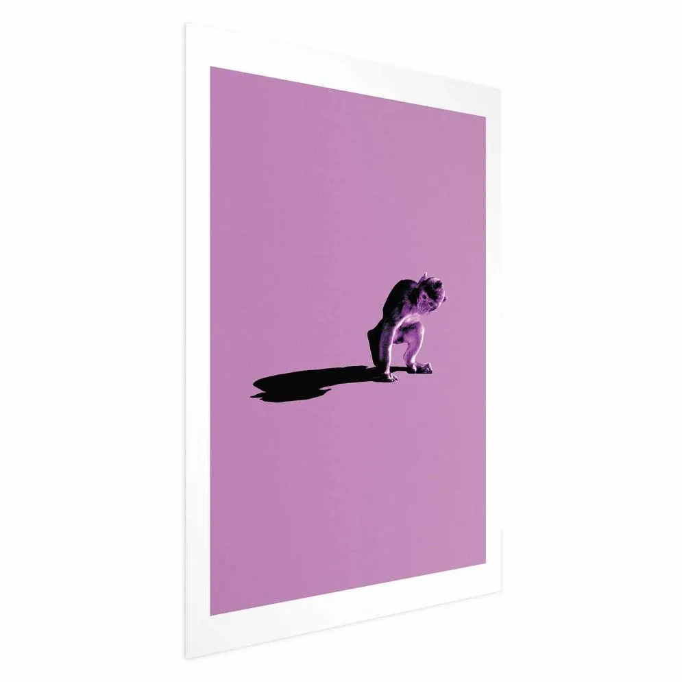 Plakat Mała małpka 21x30 cm bez ramy z marginesem | MIRAT.