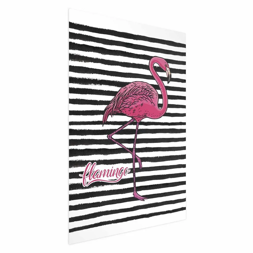 Plakat Flaming 29,7x42 cm bez ramy bez marginesu | MIRAT.