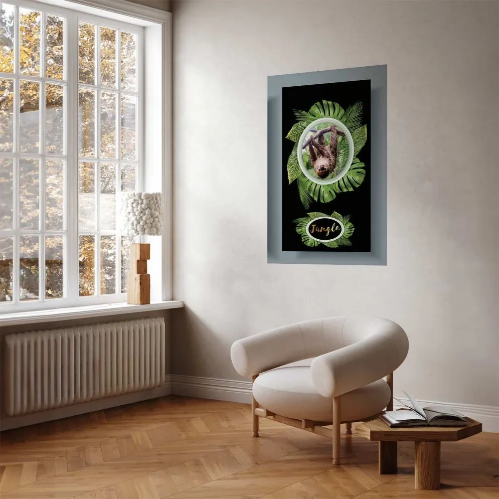 Plakat Leniwiec 21x30 cm bez ramy bez marginesu | MIRAT.