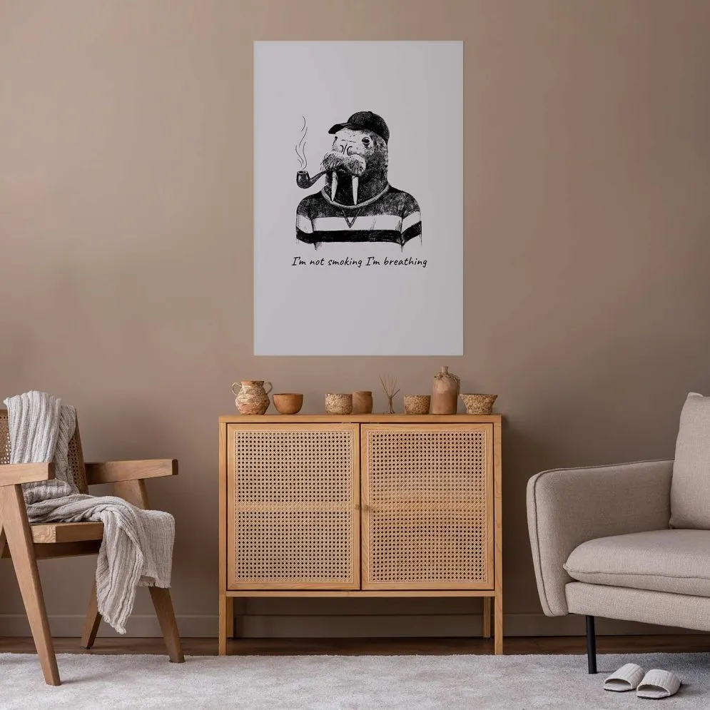 Plakat Smoking 21x30 cm bez ramy bez marginesu | MIRAT.