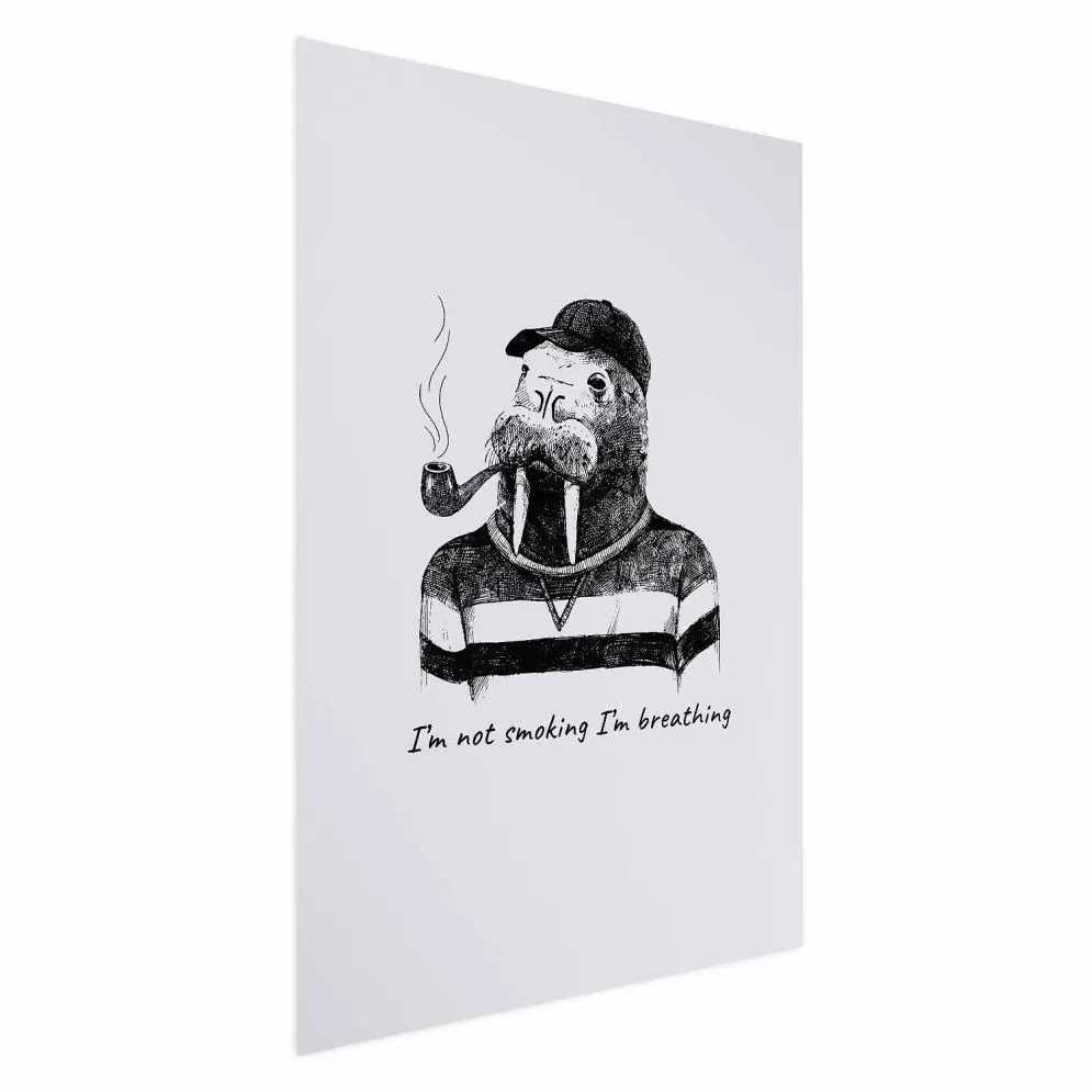 Plakat Smoking 21x30 cm bez ramy bez marginesu | MIRAT.