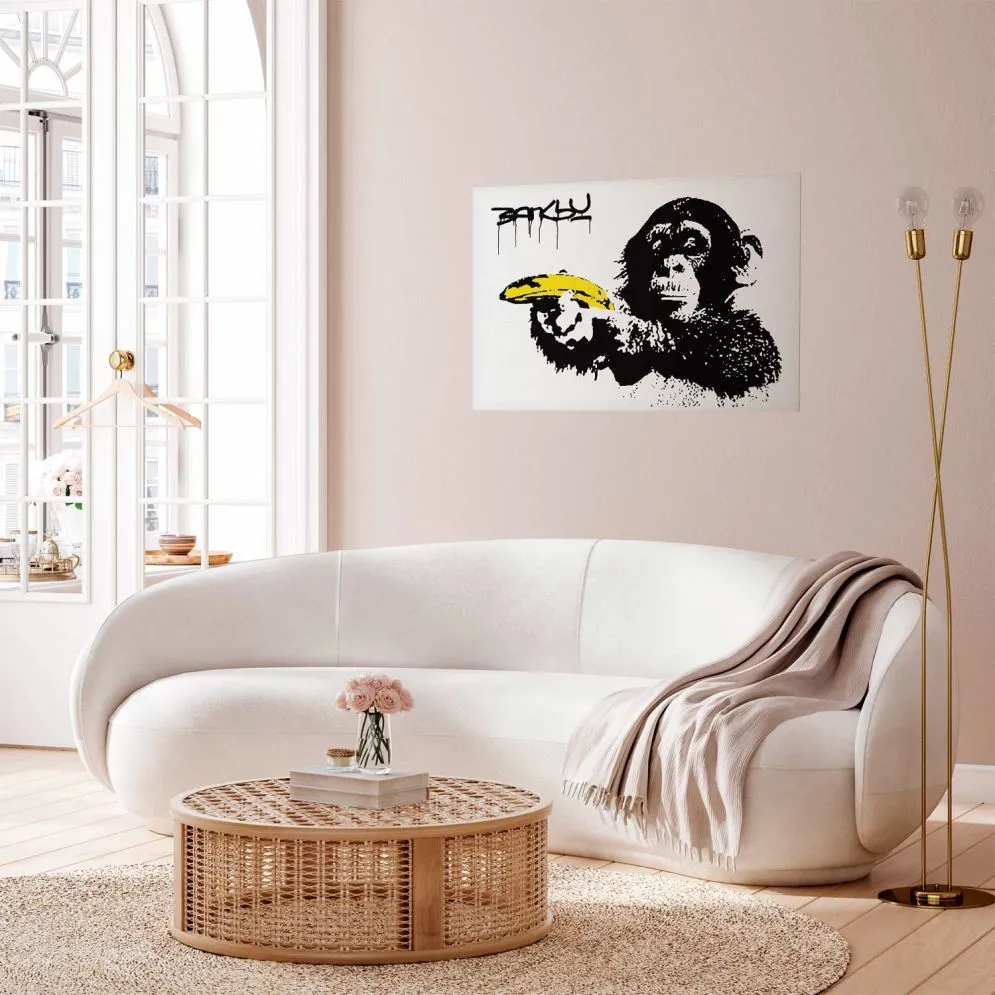 Plakat Bananowy pistolet 30x21 cm bez ramy bez marginesu | MIRAT.