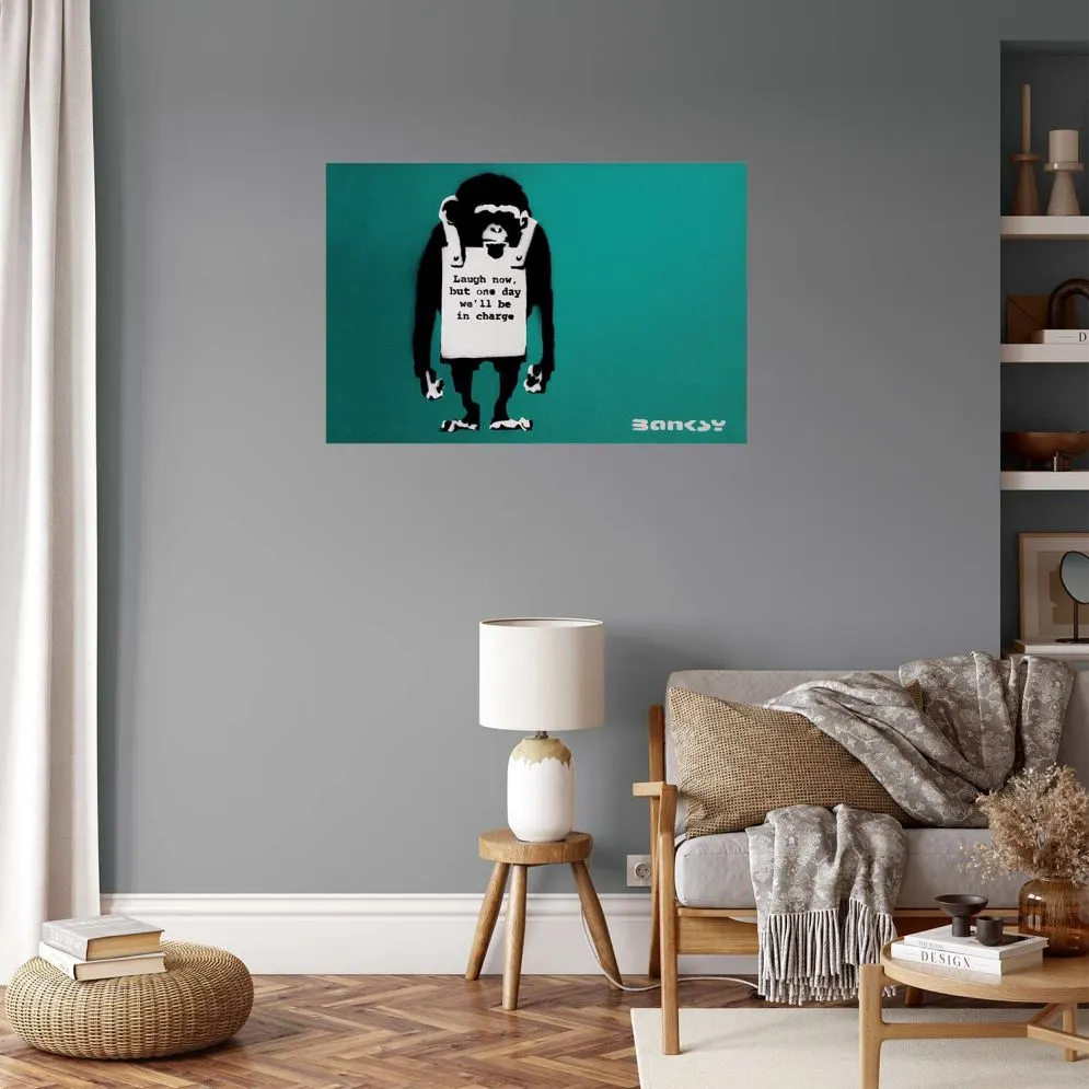 Plakat Zła małpa 60x40 cm bez ramy bez marginesu | MIRAT.