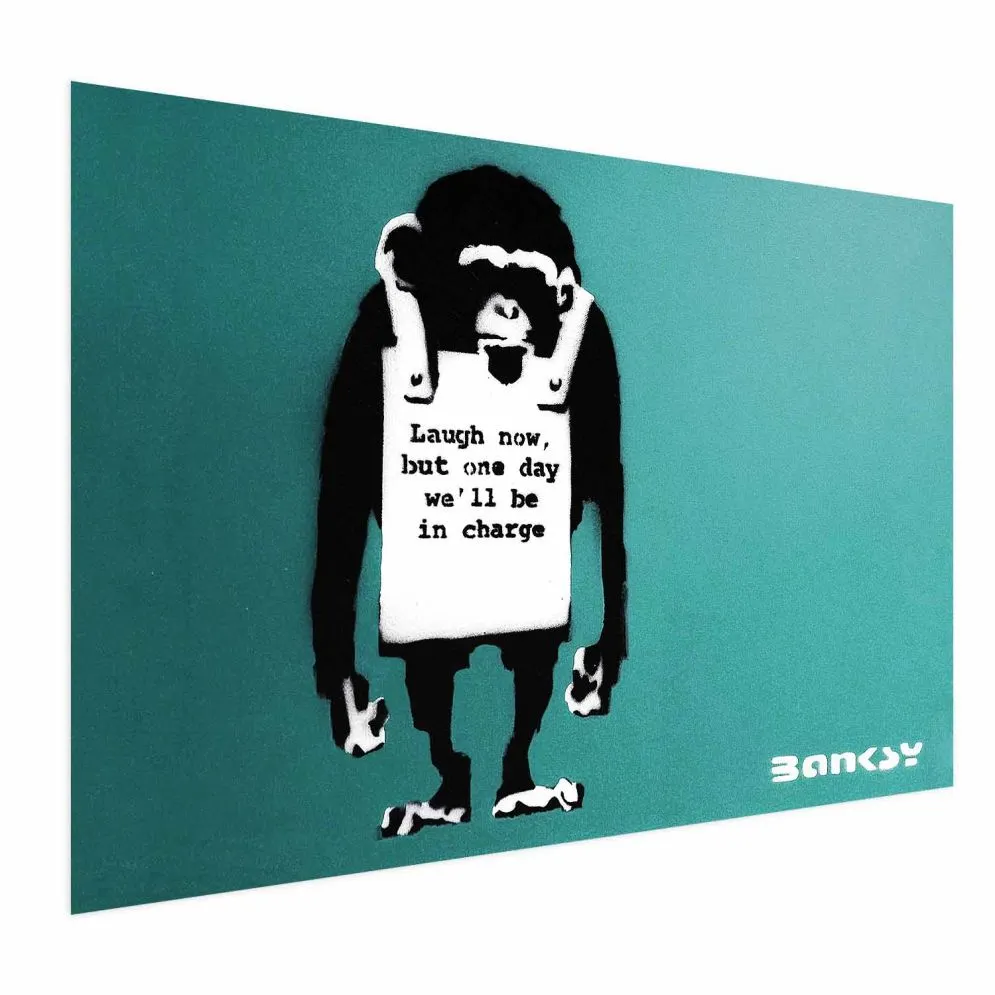 Plakat Zła małpa 60x40 cm bez ramy bez marginesu | MIRAT.