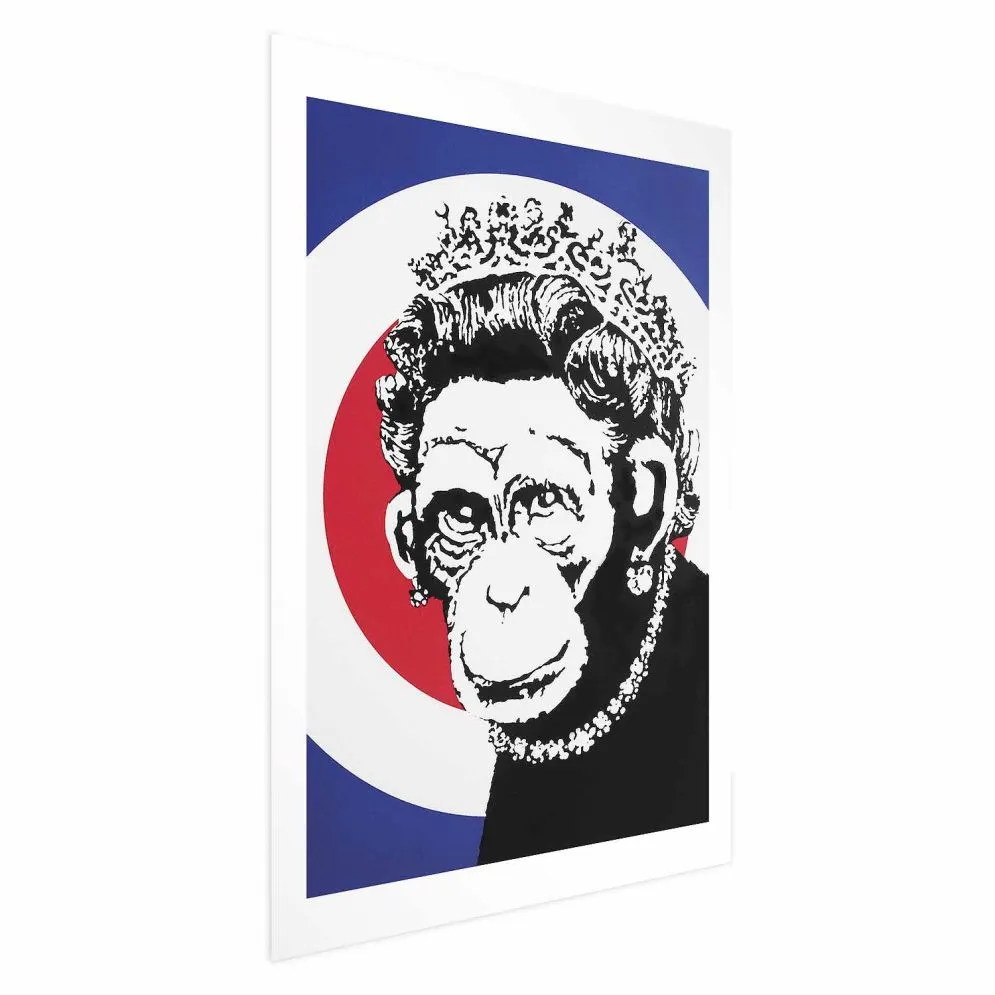 Plakat Królowa małp 29,7x42 cm bez ramy z marginesem | MIRAT.