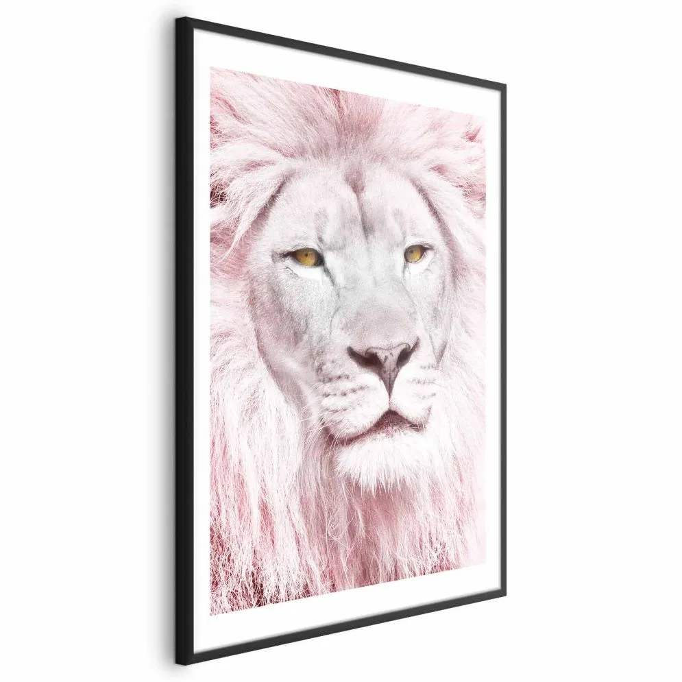 Plakat Piękno w sile 21x30 cm z ramą czarną z marginesem | MIRAT.