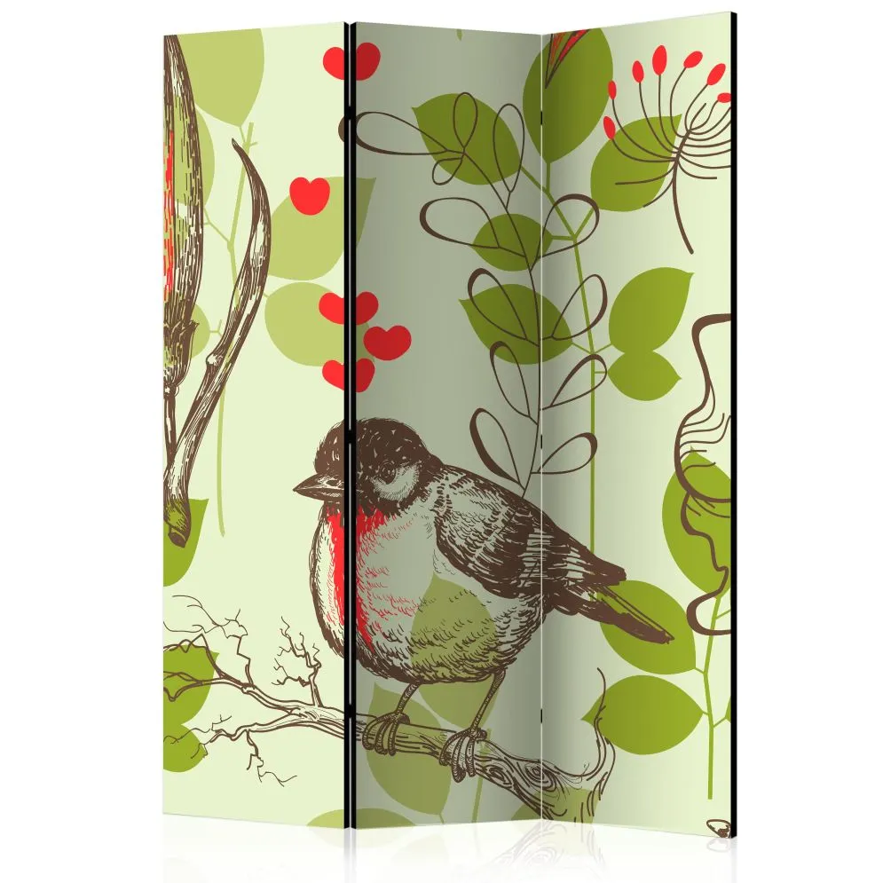 Parawan jednostronny Dla dzieci 135x172 cm 3-częściowy żółty | MIRAT.