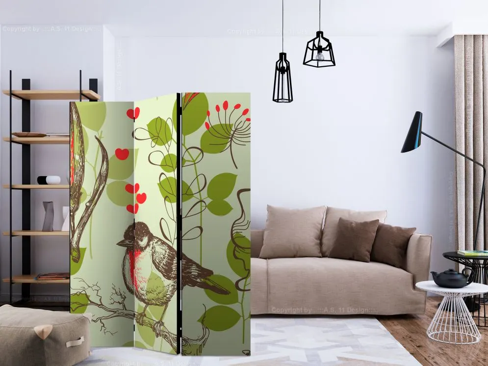 Parawan jednostronny Dla dzieci 135x172 cm 3-częściowy żółty | MIRAT.