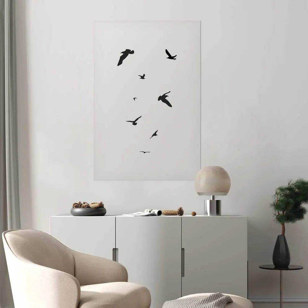 Plakat Wieczorny lot 21x30 cm bez ramy z marginesem | MIRAT.