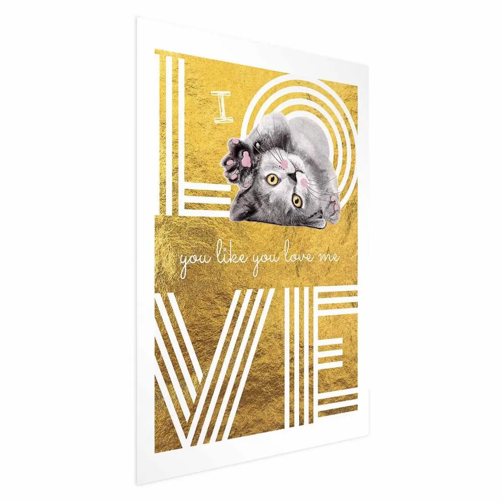 Plakat Miłość 21x30 cm bez ramy z marginesem | MIRAT.