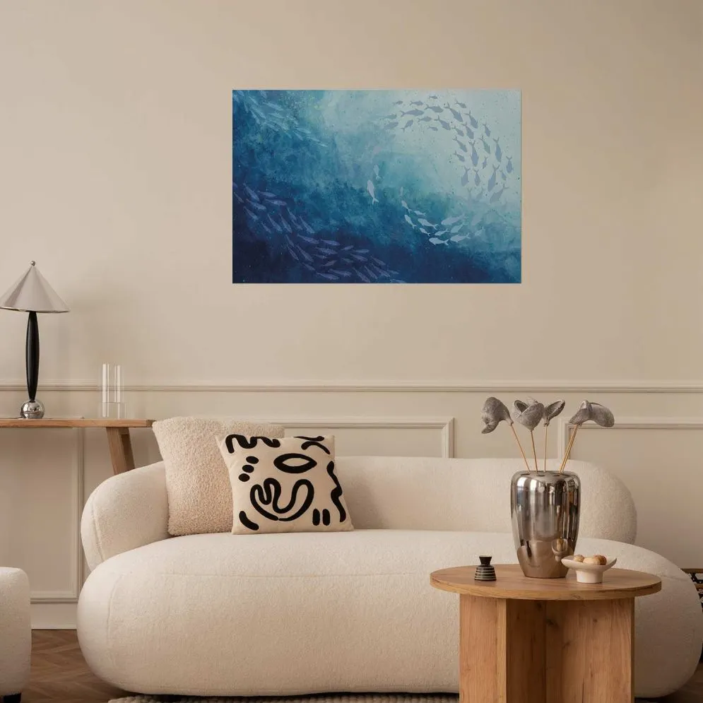 Plakat Morska toń 42x29,7 cm bez ramy bez marginesu | MIRAT.
