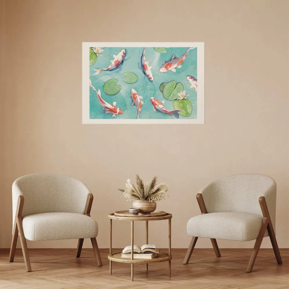 Plakat Staw w Japonii 30x21 cm bez ramy z marginesem | MIRAT.