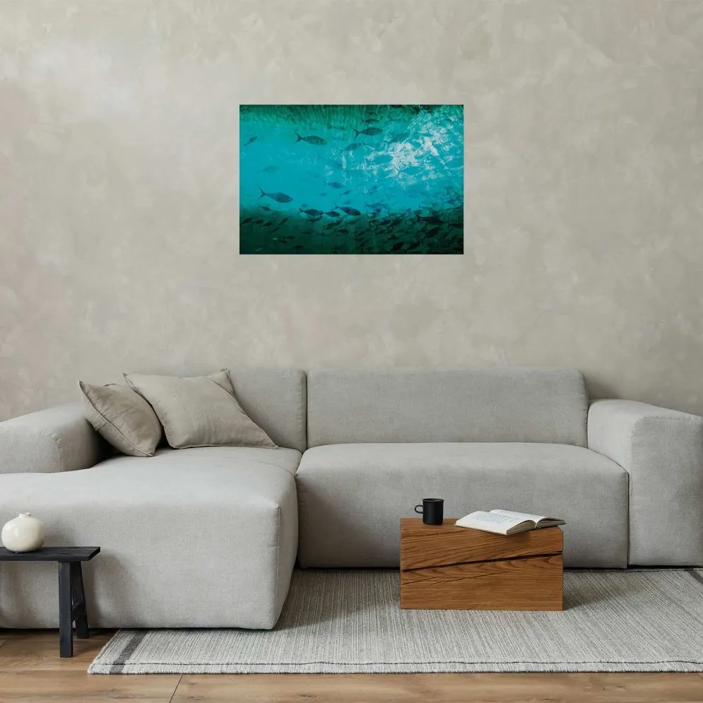 Plakat Gromada ryb 42x29,7 cm bez ramy bez marginesu | MIRAT.