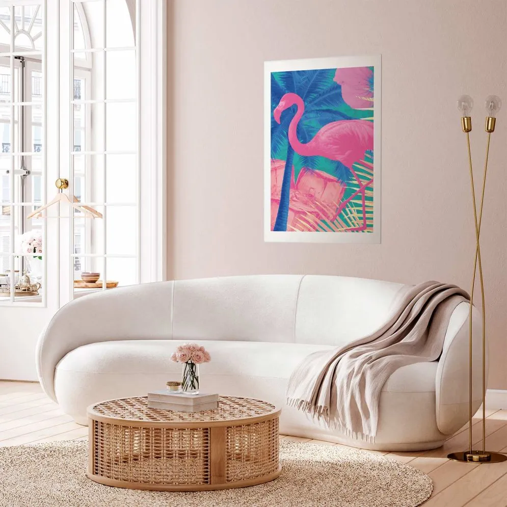 Plakat Abstrakcyjny Flaming 60x90 cm bez ramy z marginesem | MIRAT.