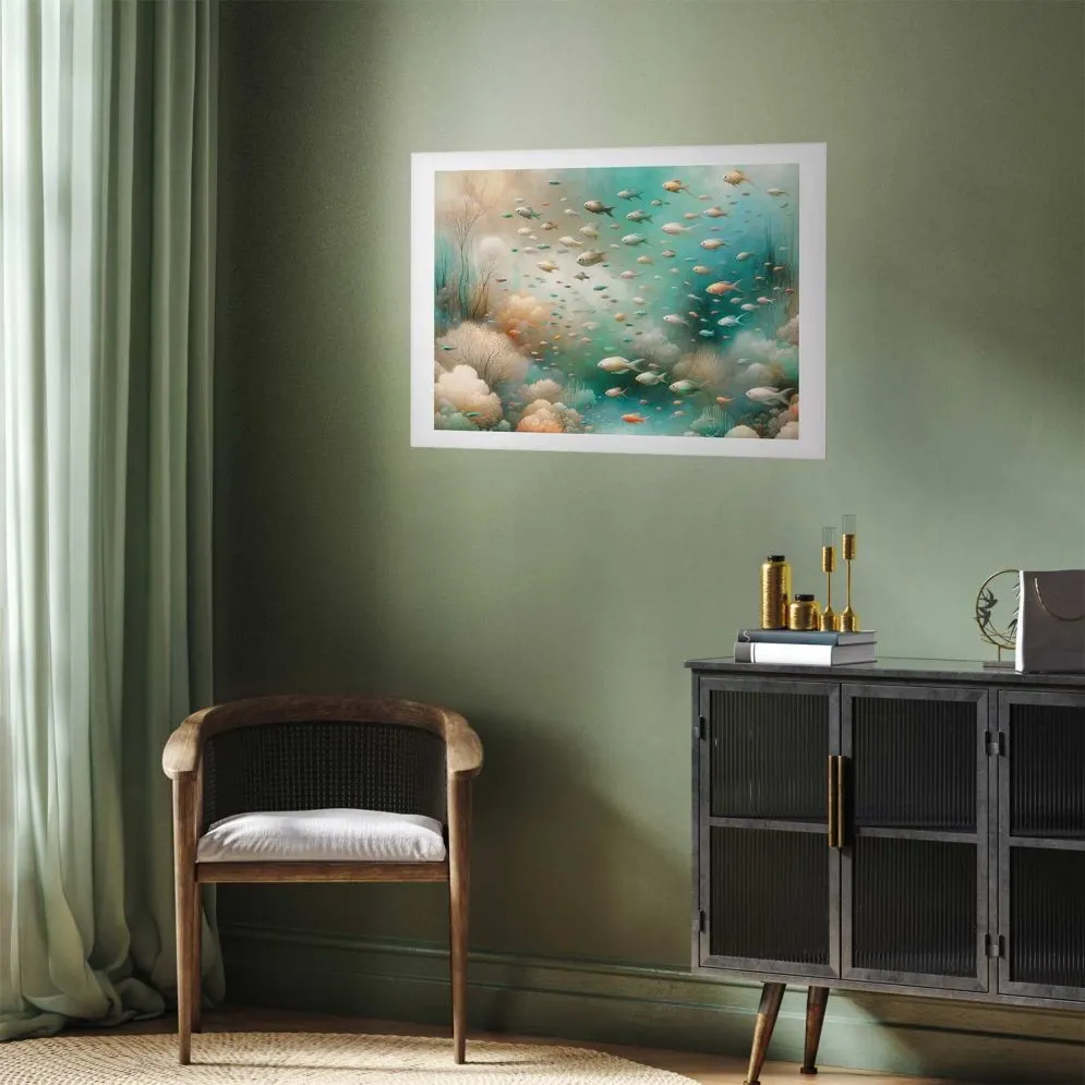 Plakat Oceaniczne piękno 42x29,7 cm bez ramy z marginesem | MIRAT.