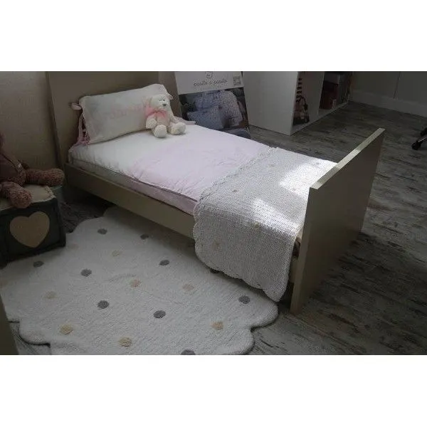 Dywan dziecięcy GALLETA BLANCO 120x160 biały w kropki | MIRAT.