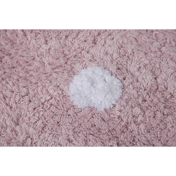 Dywan dziecięcy GALLETA ROSA 120x160 różowy w kropki | MIRAT.