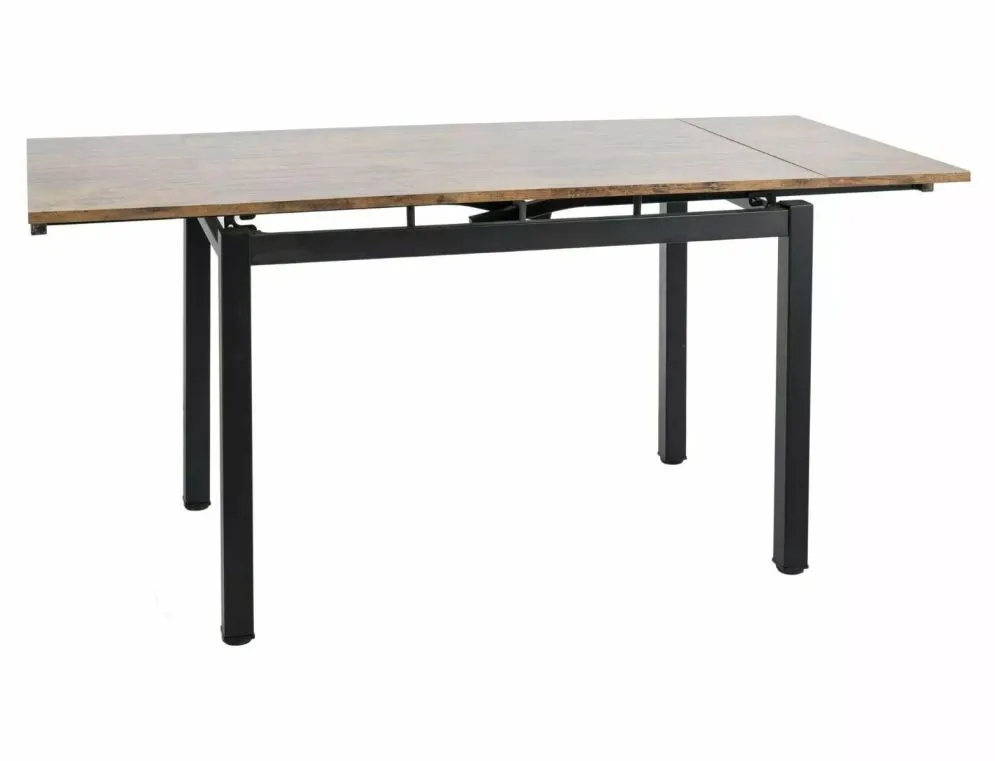 Stół rozkładany GD-017 110(170)x74 orzech vintage/czarny mat 8-osobowy I sklep meblowy MIRAT. styl LOFT
