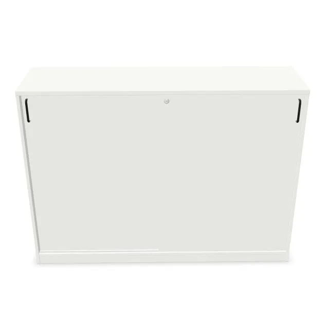 Szafka biurowa przesuwna EASY SPACE CABINET S 3-OH 160cm biała zamykana I sklep meblowy MIRAT.