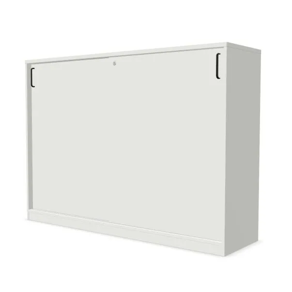 Szafka biurowa przesuwna EASY SPACE CABINET S 3-OH 160cm biała zamykana I sklep meblowy MIRAT.