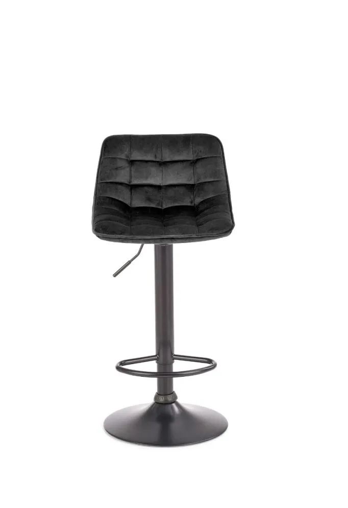 Hoker H-95 VELVET czarny z pikowanym oparciem | MIRAT. w stylu GLAMOUR kolekcja