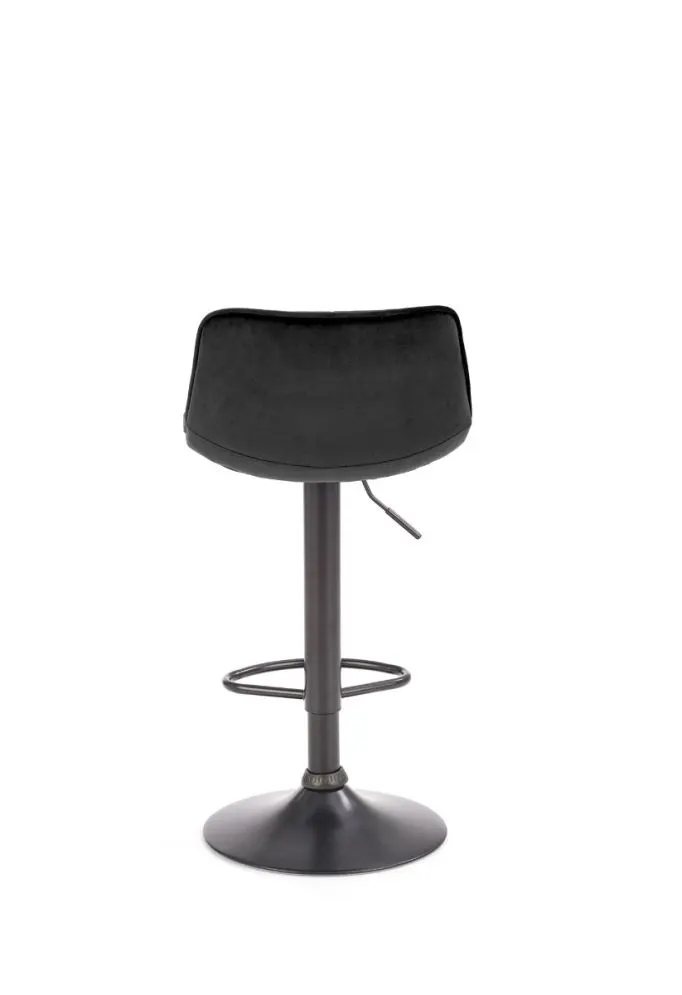 Hoker H-95 VELVET czarny z pikowanym oparciem | MIRAT. w stylu GLAMOUR kolekcja