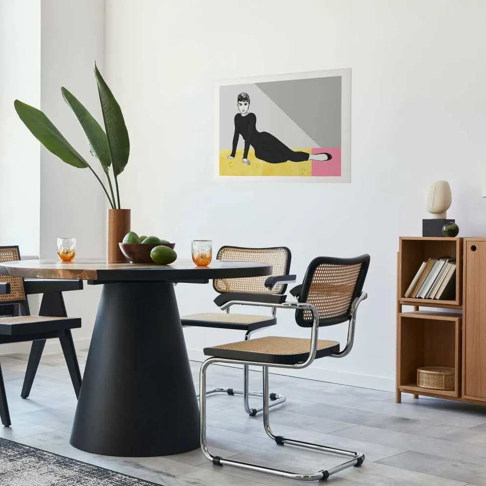 Plakat Piękna Audrey 90x60 cm bez ramy z marginesem | MIRAT.