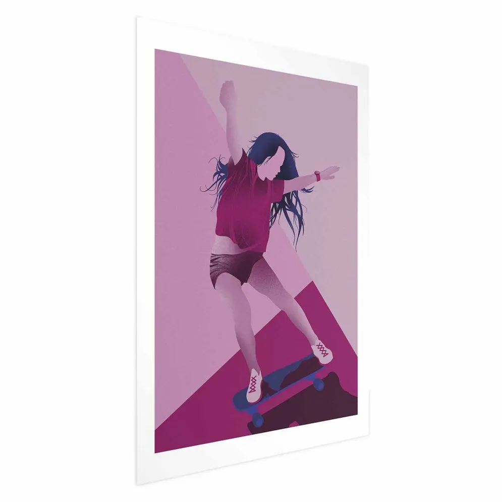 Plakat Powerslide 60x90 cm bez ramy z marginesem | MIRAT.